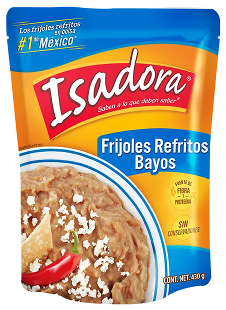 Frijoles Isadora | Los frijoles refritos en bolsa #1 de México